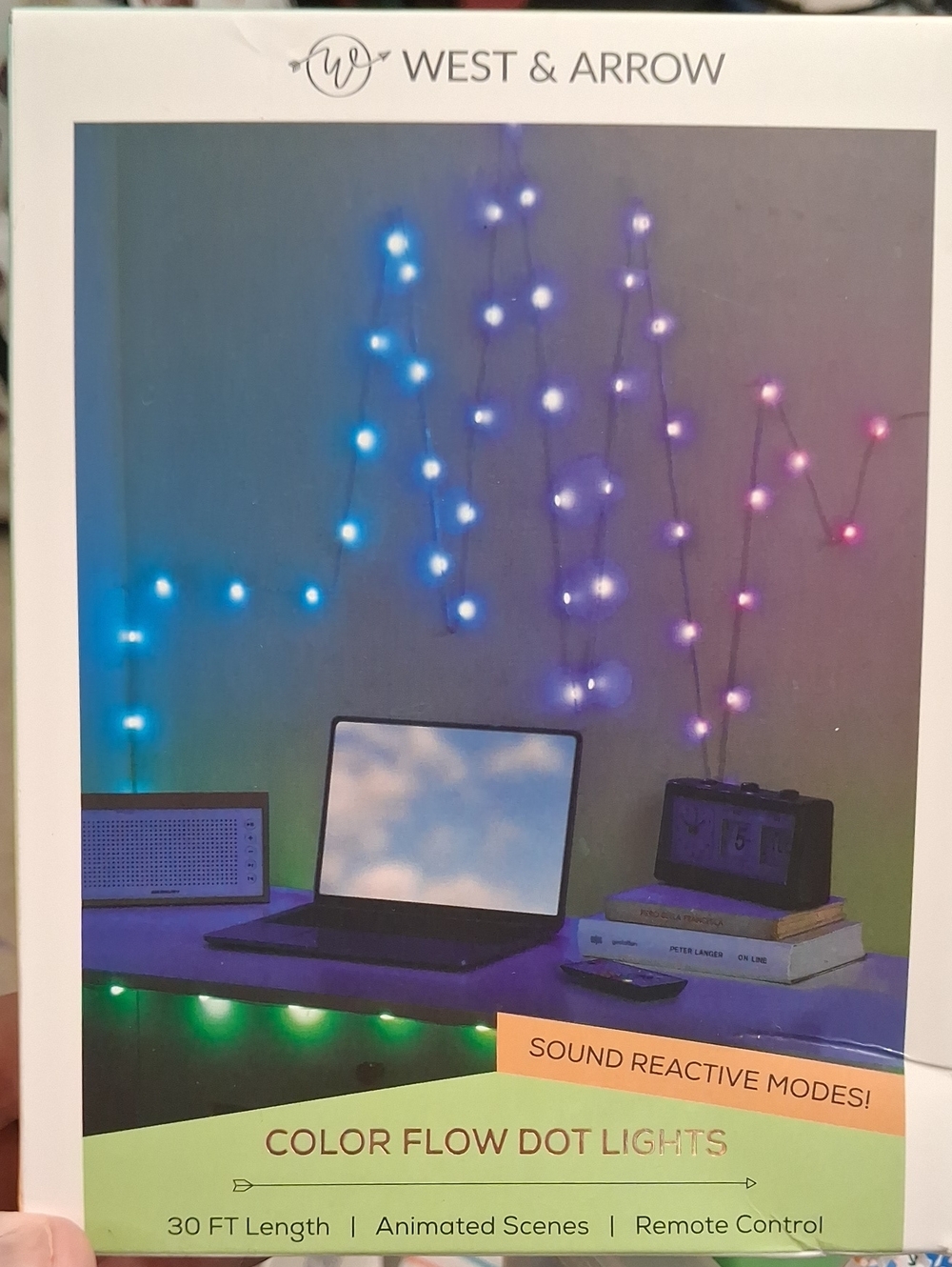 Multicolor Color Flow Dot Lights - Sound Reactive LED String